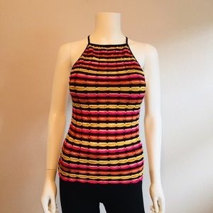 Mssoni Multicolor Halter Top
